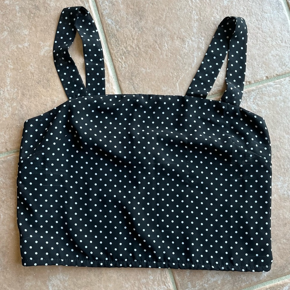 Polka dot Crop Top